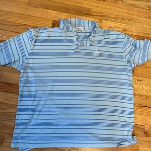 Peter Millar Golf Polo, blue size XL
